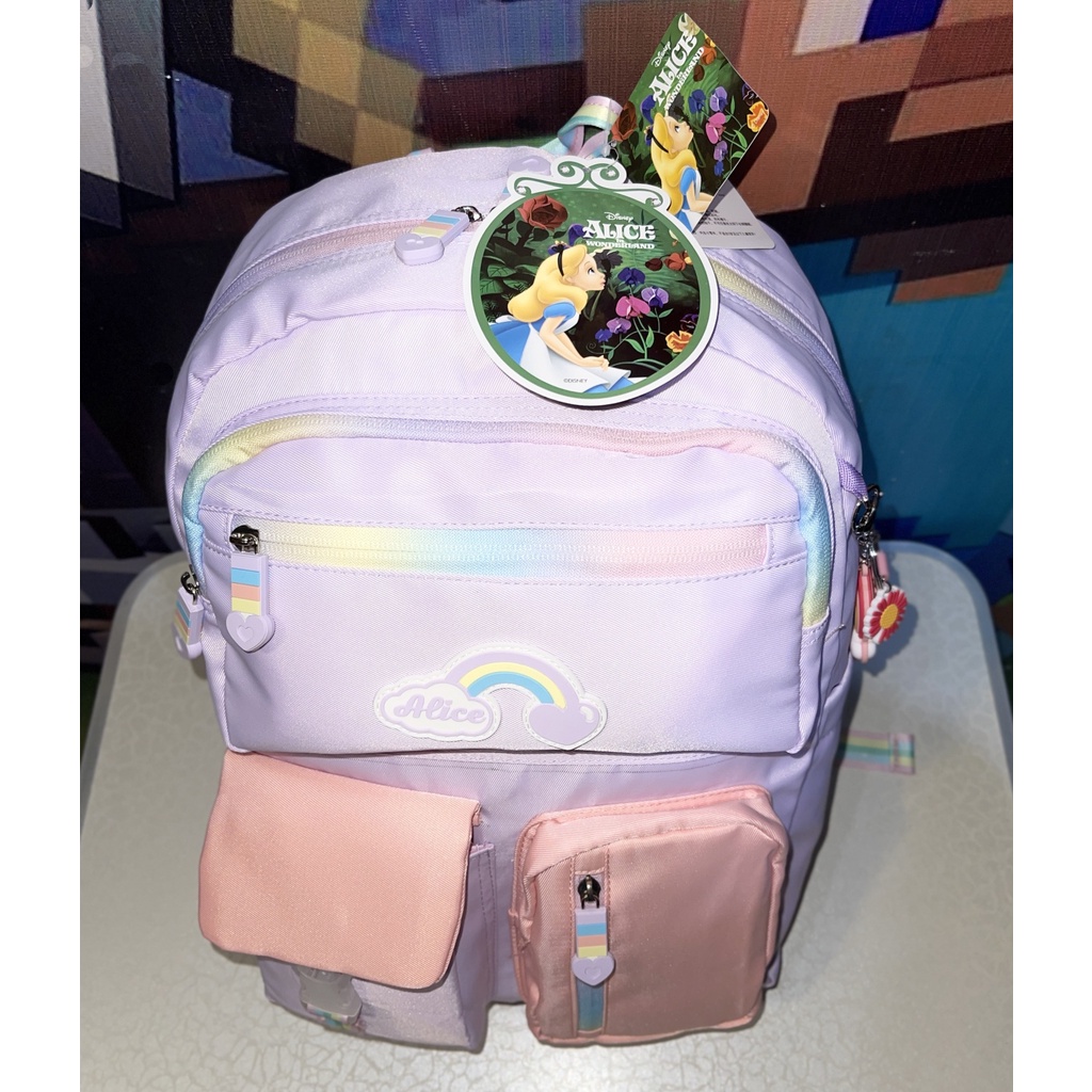 WWH21D Tas Anak Ransel Sekolah Rainbow Edition Alice Model Backpack Impor TKM