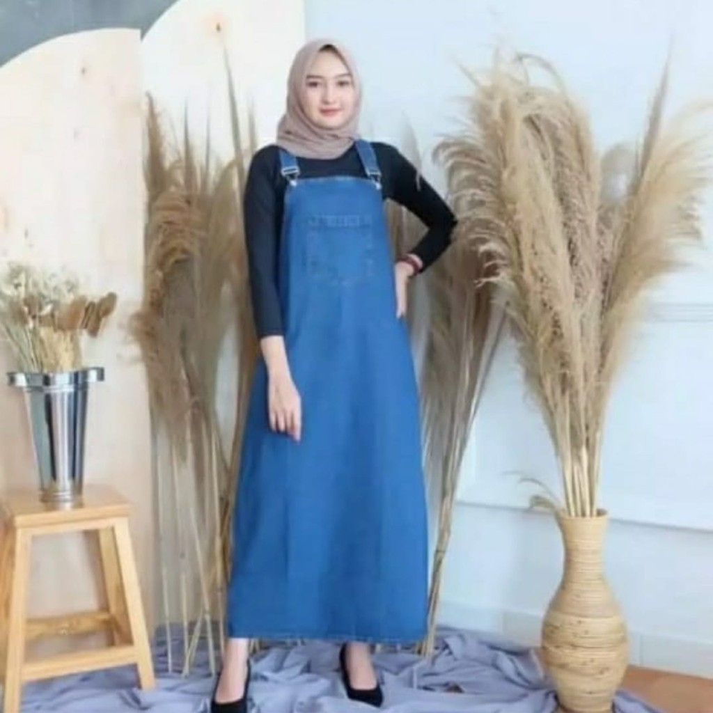 OVERALL JEANS JANETA / OVERALL JEANS BUTON CATHY / MOZY MIWA WASHED