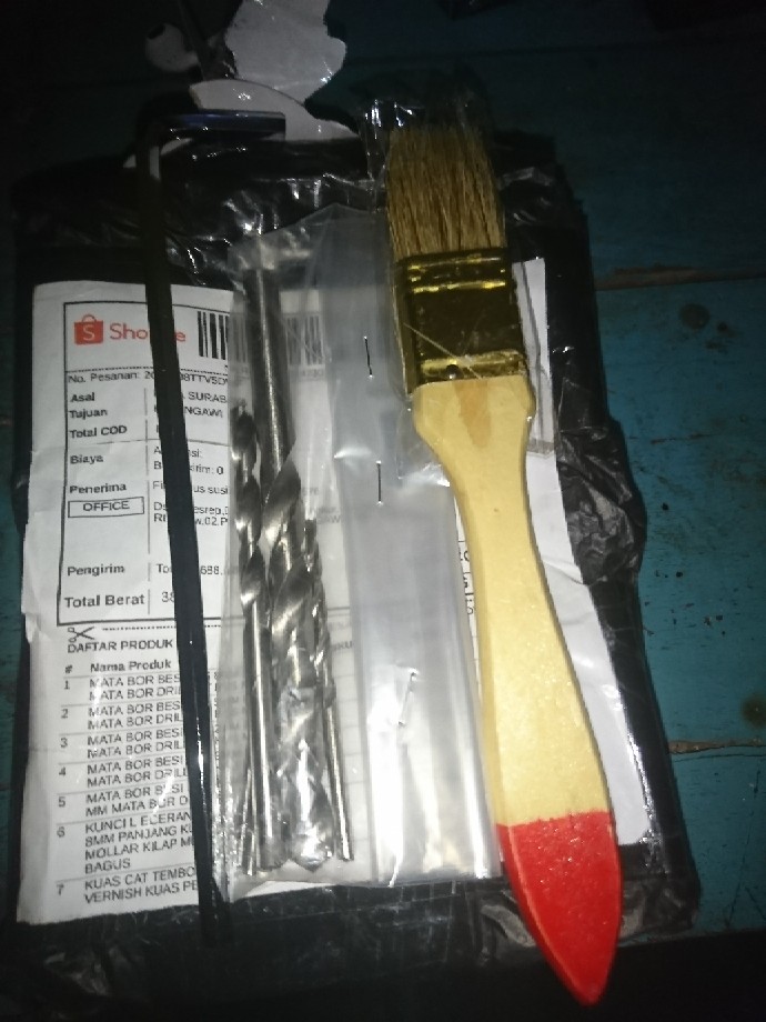 Kuas Cat Tembok Putih 1” Kuas Vernish Kuas Pernis 1 Inch