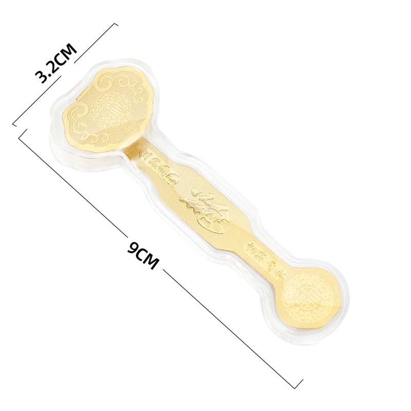Dekorasi Desain Ruyi Insurance Company Bahan Foil Emas Untuk Hadiah