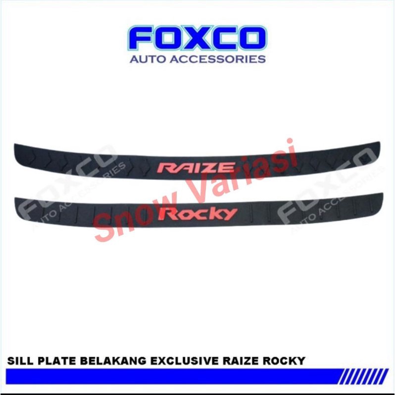 Sillplate Belakang Raize Rocky 2021 2023 2024 Hitam