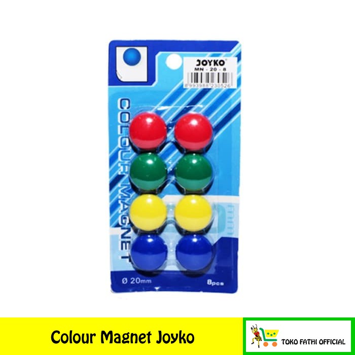 

Magnet Colour Joyko cocok untuk Whiteboard dan kulkas