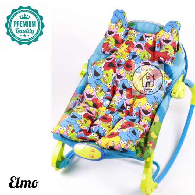 ALAS STROLLER UNIVERSAL STROLLER/ALAS CAR SEAT/ALAS BOUNCER BÀBY MOTIF ELMO