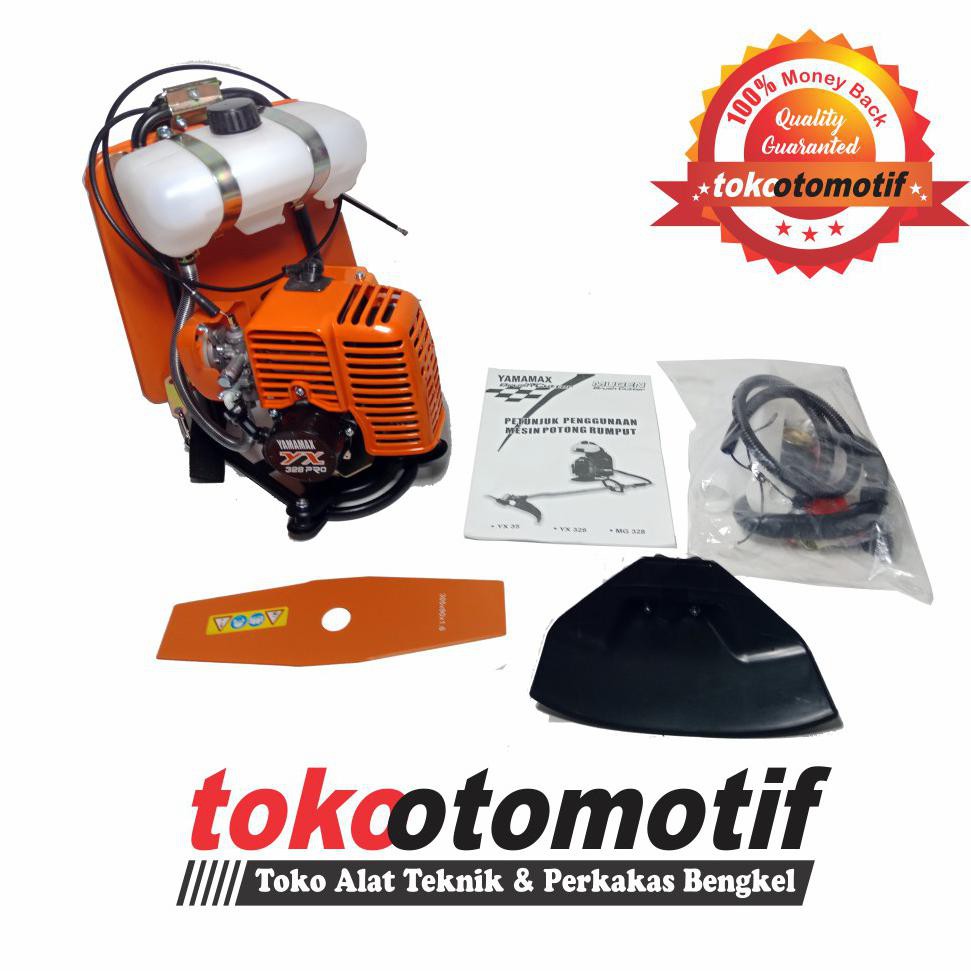 Mesin Potong Rumput 2 Tak Brush Cutter Yamamax Pro Yx 328 Top Quality Shopee Indonesia