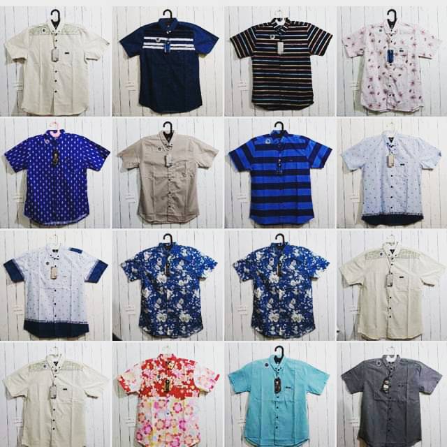 KEMEJA PRIA MINIM 1 LUSIN