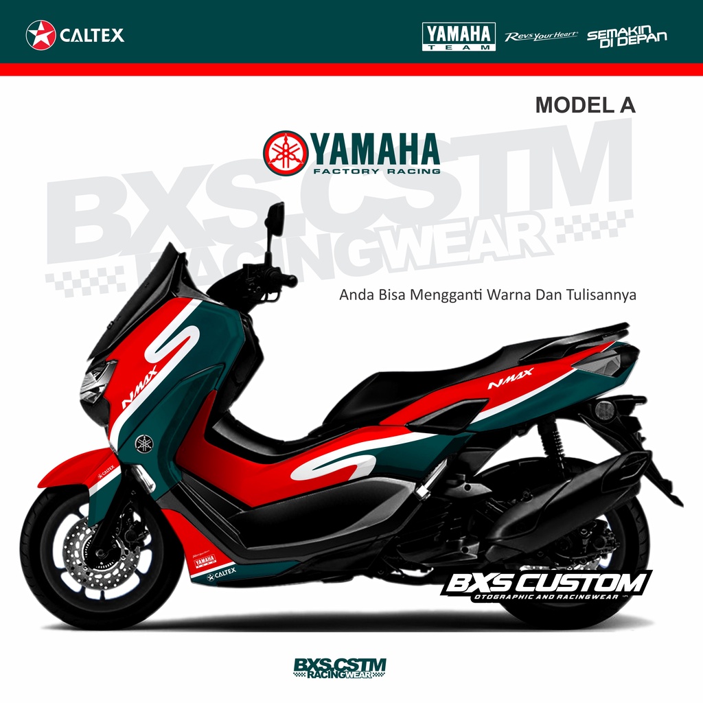 STICKER DECAL YAMAHA NMAX LIVERY CALTEX