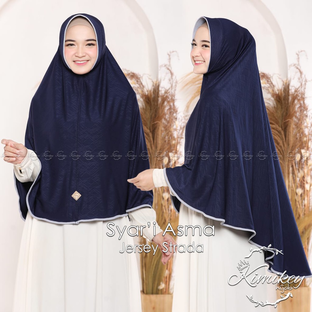 Jilbab Instan Jumbo list Syarí Azma  By Kimikey-NAVY