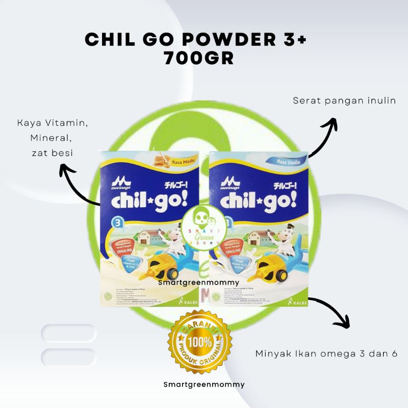 EXP date 2024 Morinaga Chil Go Powder 3+ 1+ 300gr 700gr chilgo Powder