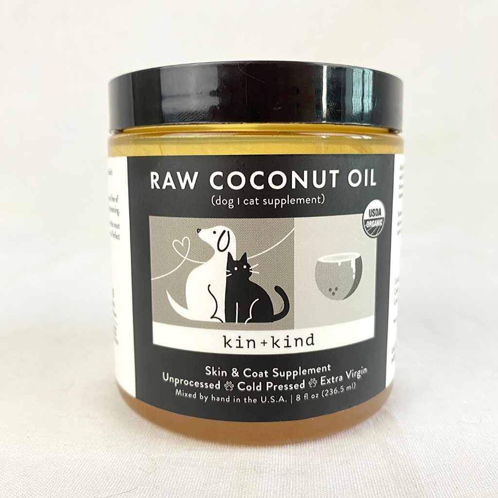 

KIN+KIND Vitamin Anjing Kucing RAW Coconut Oil 236ml