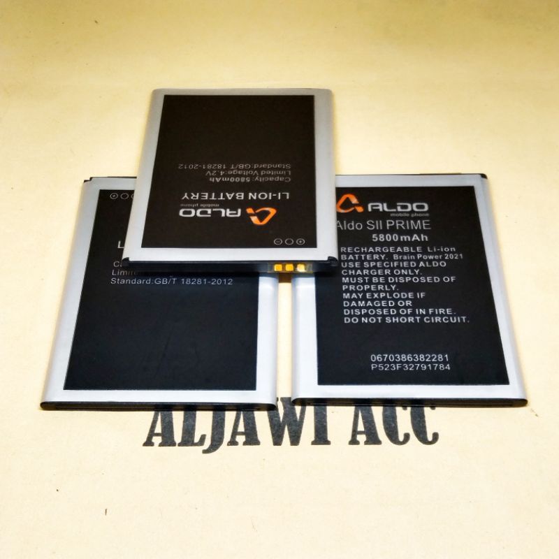 Baterai Bt Batre Battery Aldo S11 Prime / Aldo AS5 Original Battery Hp