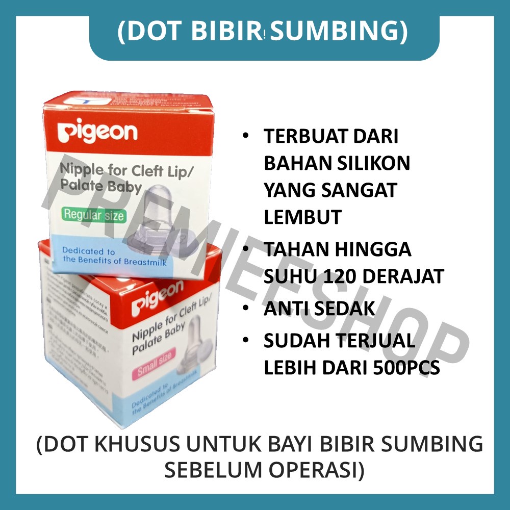 NIPPLE / DOT KHUSUS UNTUK BAYI BIBIR SUMBING ATAU LANGIT 2 TERBELAH