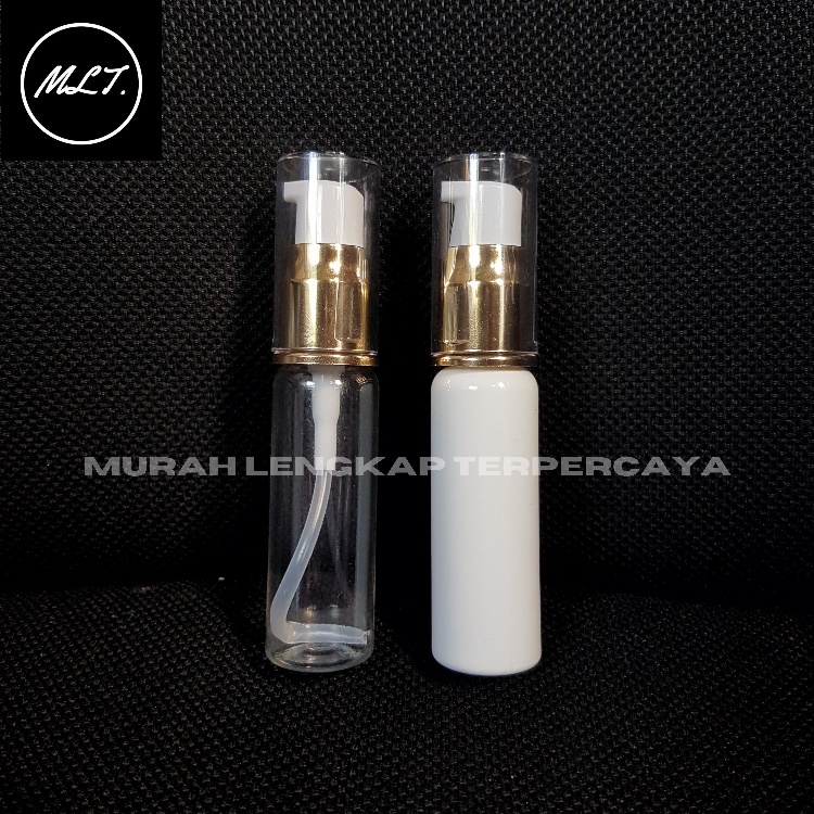 BOTOL 30ML NATURAL PUMP TREATMENT GOLD FULLCAP