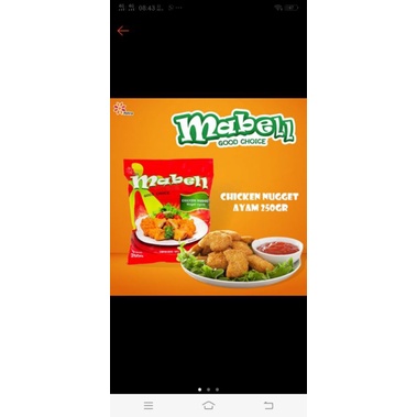 

Mabel 250 gr / makanan cepat saji / nuggets enak / bekal anak