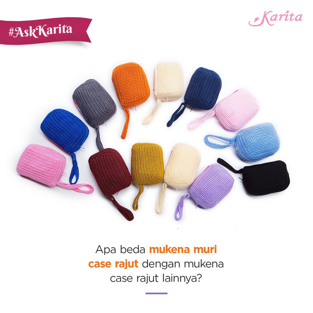 MUKENA TERUSAN MINI TRAVELLING CASE RAJUT