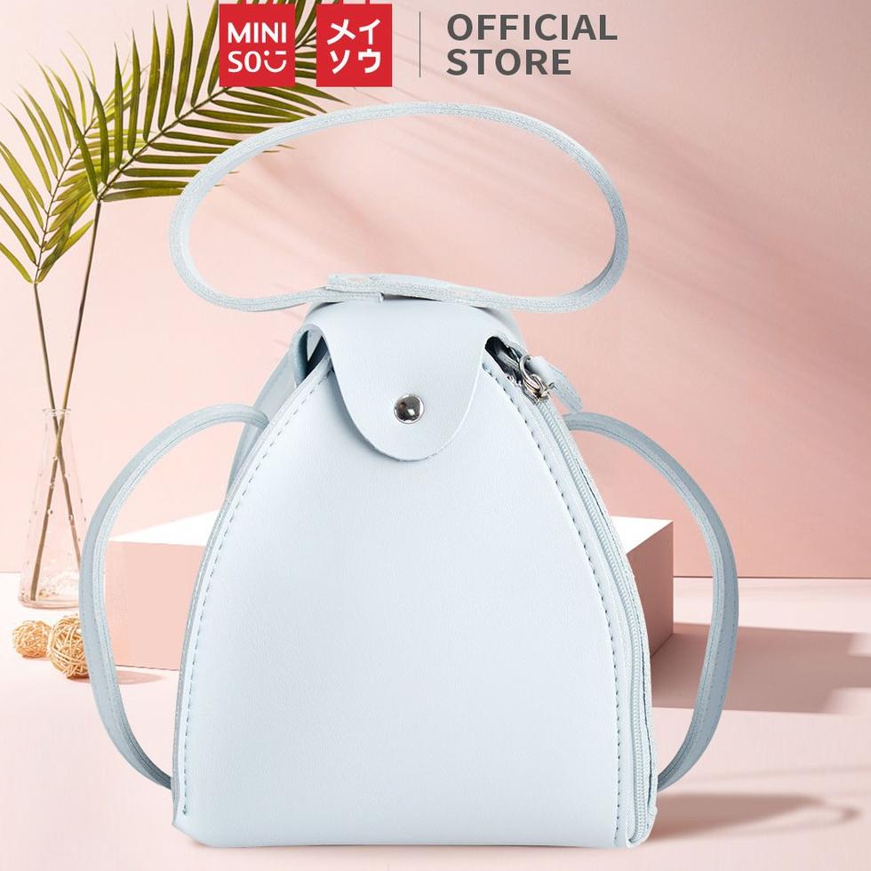 SHOPEE MALL MINISO Tas Selempang Wanita Handbag Jinjing Segitiga Sling Bag Pesta model tas terbaru 2