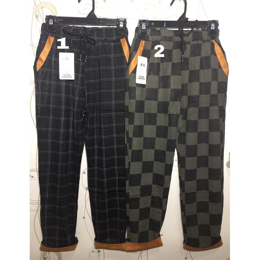 Spesial Edition Celana Wanita Kotak-Kotak/Zara Pants/ Celana Tartan/ Zara Import Garansi Resmi