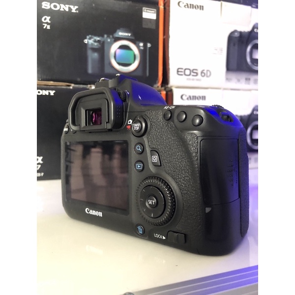 kamera canon 6d wifi body only fullframe mulus fulset box+Garansi toko+memory+tas baru