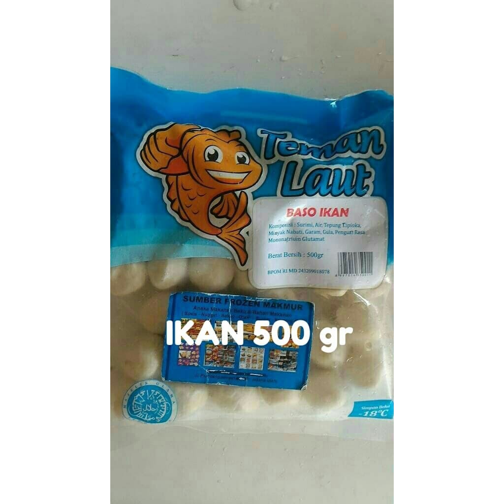 

40 bakso ikan 500gr teman laut