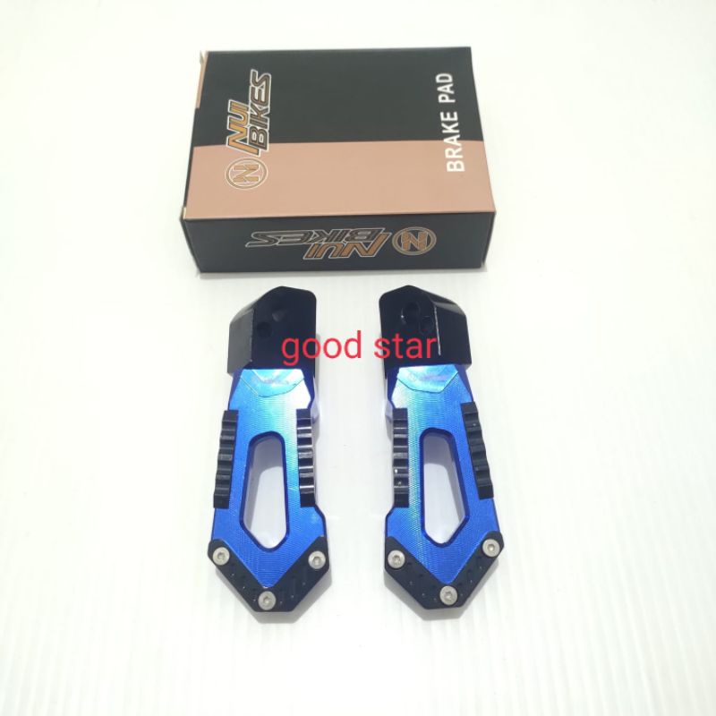 Footstep Belakang Variasi Universal Nmax,Nmax New,Aerox,Lexi,Xmax Merk Nui Bikes