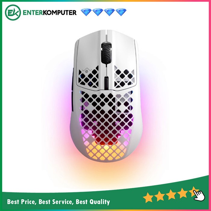 SteelSeries Aerox 3 Snow Edition Wireless Gaming Mouse