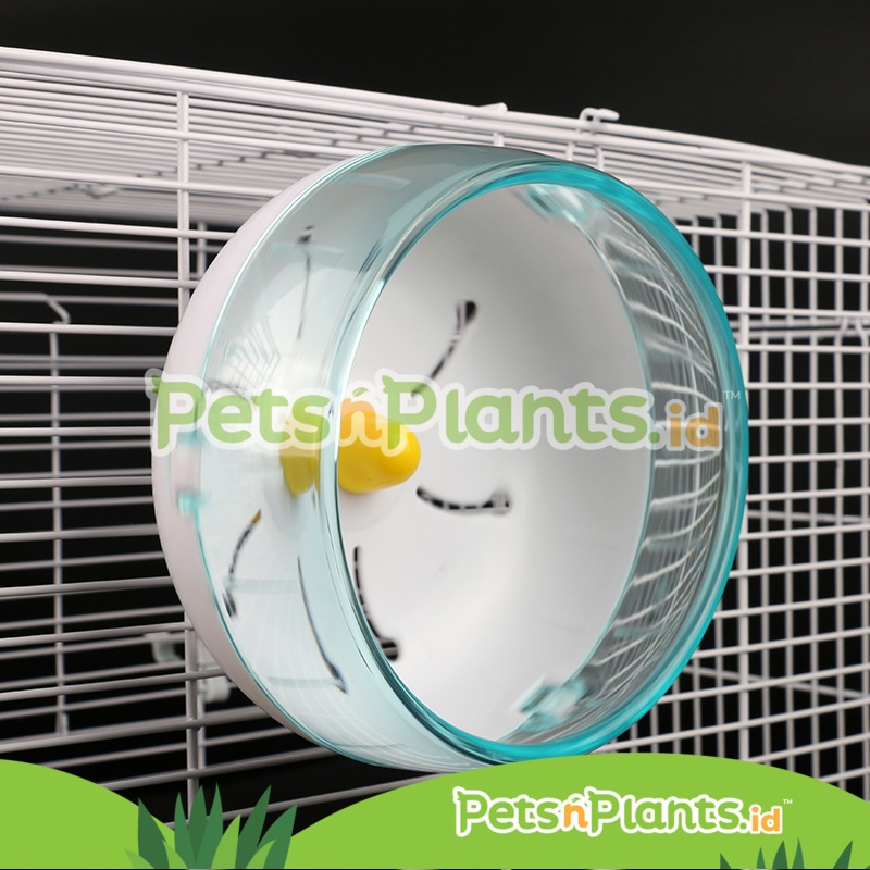 Silent Hamster Jogging Wheel - Mainan Roda Putar Kandang Hamster Import 12 CM