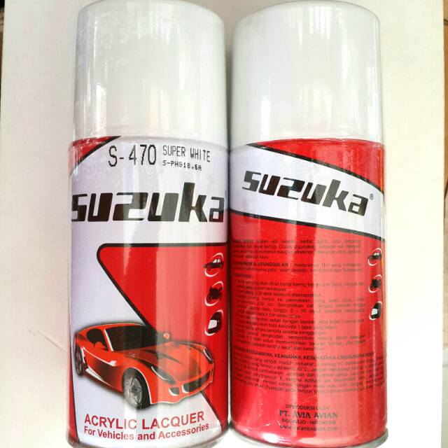 Pilox Suzuka Spray 300cc Cat Semprot Suzuka Avian Brands