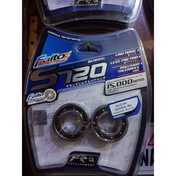 BEARING KRUK AS SATRIA 2T LAHER KRUG AS SATRIA 2T 120 RU LUMBA HIU / F1ZR S720 FAITO RACING BEARING 