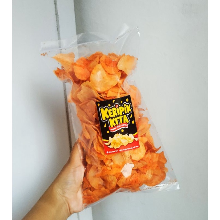 

KERIPIK SINGKONG RASA BALADO PEDAS #KERIPIKSINGKONGREBUS