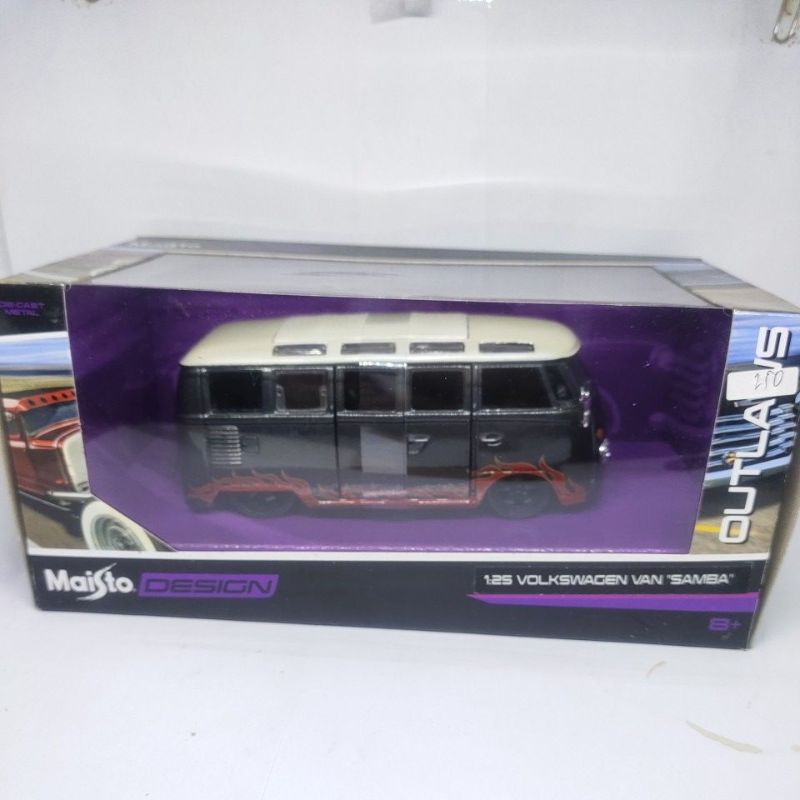 diecast miniatur mobil VW volkswagen Van damba Kombi maisto
