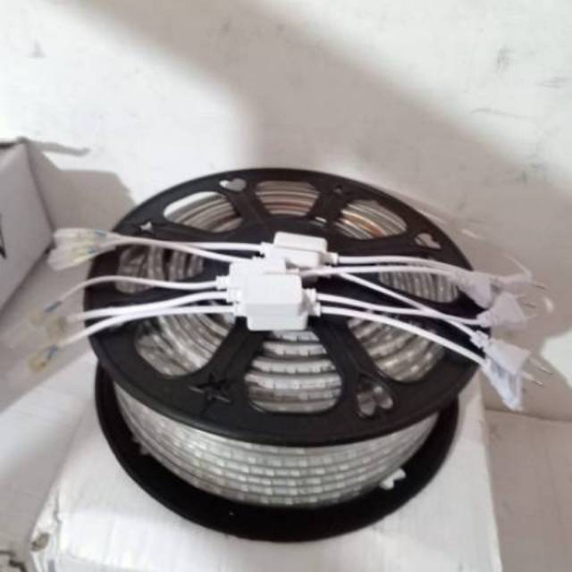 Lampu Led Strip Mata 5050 AC220V 100 Meter Full