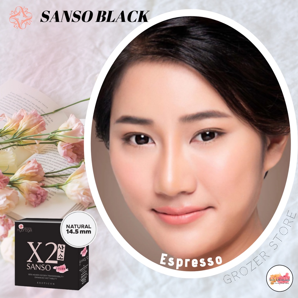 SOFTLENS SANSO BLACK COLOR BLACK SERIES