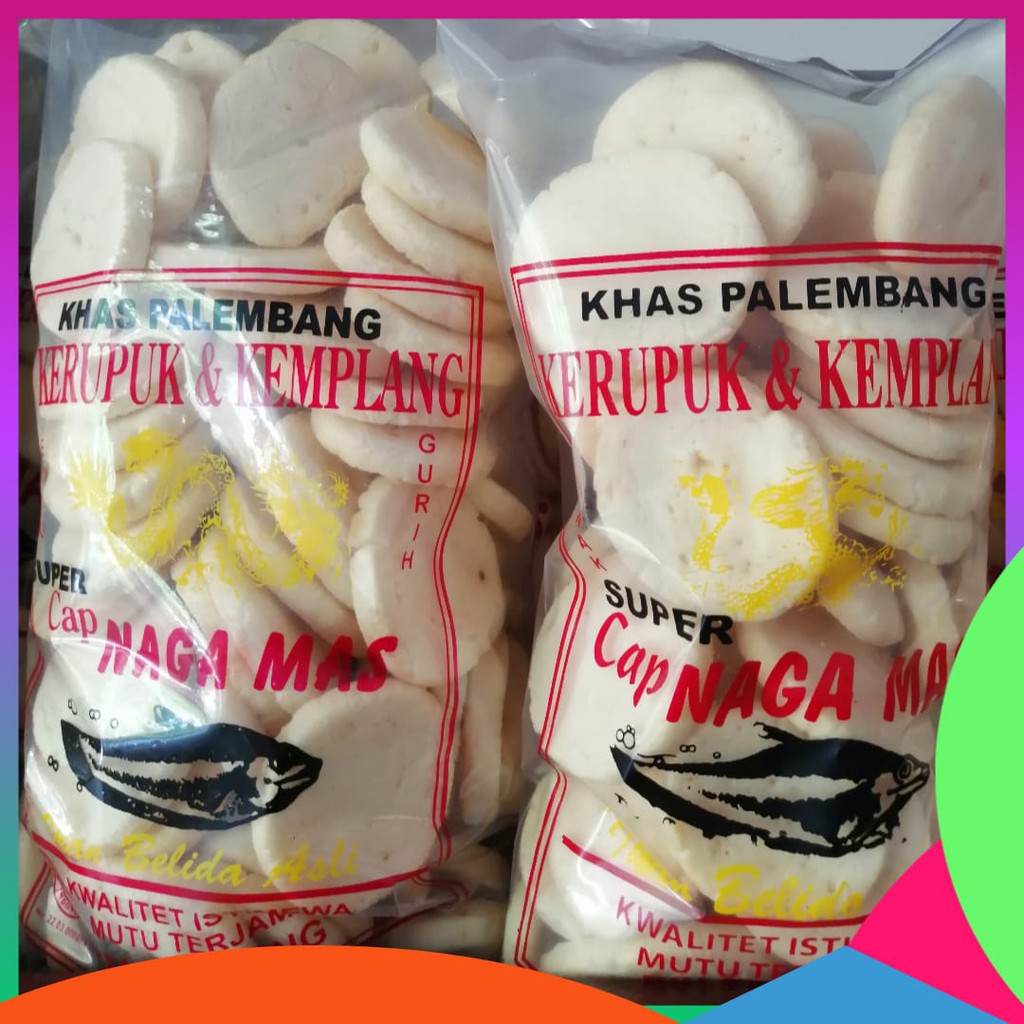 

Kemplang Super Ikan Tenggiri Naga Mas Palembang 250 Gram