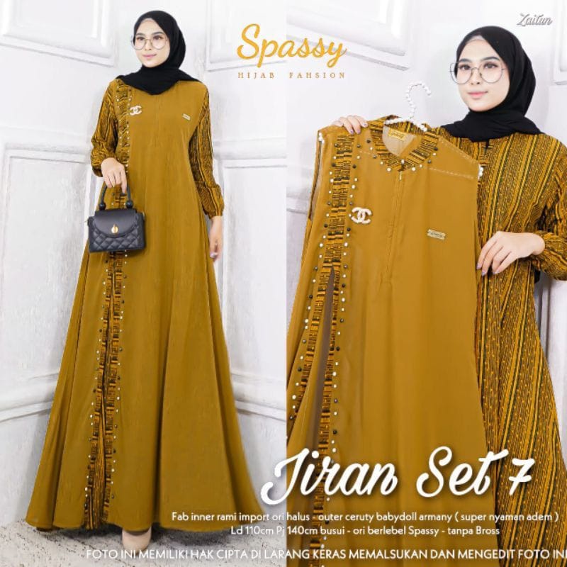 JIRAN SET 7,2,3  Baju pakaian fashion gamis games gamus jubah dres dress maxy maxidres syari kurta b