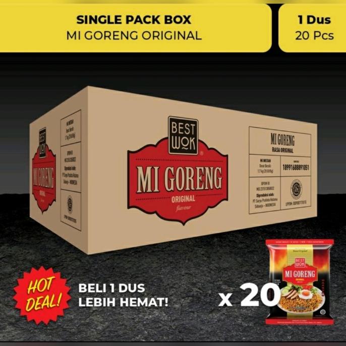

Best Wok Mie Goreng Original 1 Dus Isi 20Pcs Sale