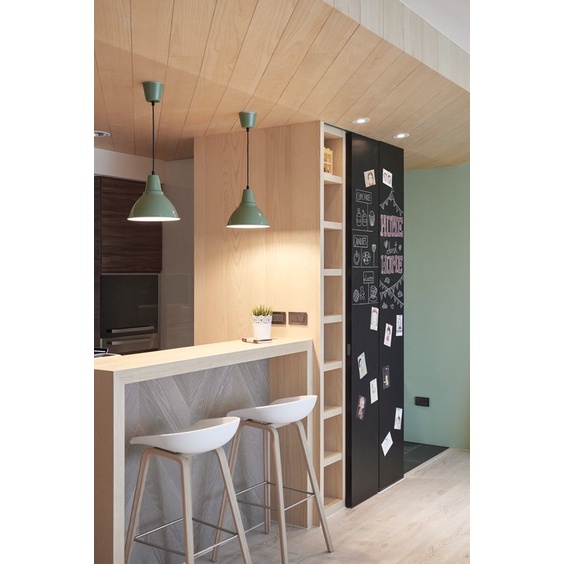 Meja Bar Dapur Minimalis Modern / Meja Makan Modern / Meja Cafe Lapisan HPL Anti Panas Anti Gores (N