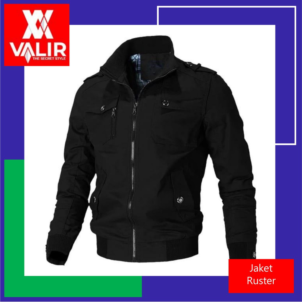 Jaket Taslan Pria Original Valir Ruster