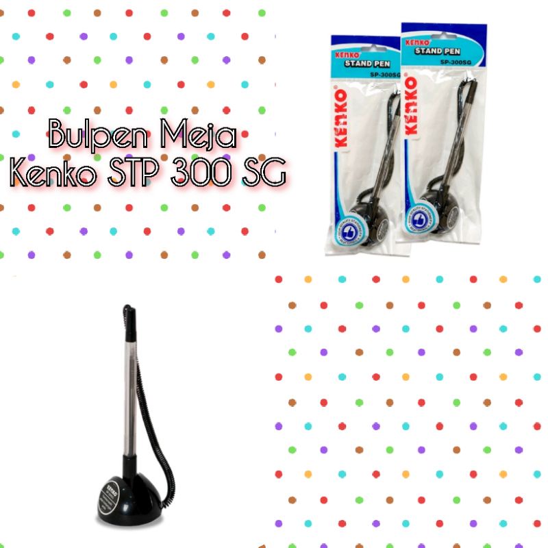 

Bulpen Meja / Stand Pen Kenko STP-300SG ( Tinta Hitam )