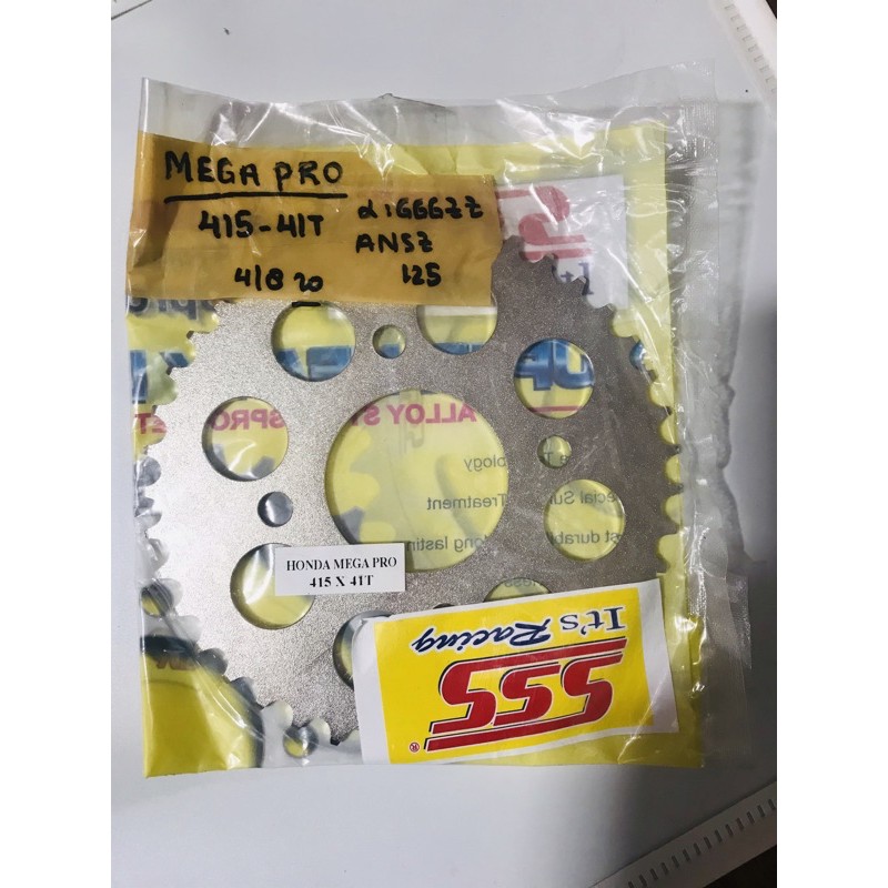 Gear Gigi Tarik belakang Triple S SSS Mega pro 415-41T