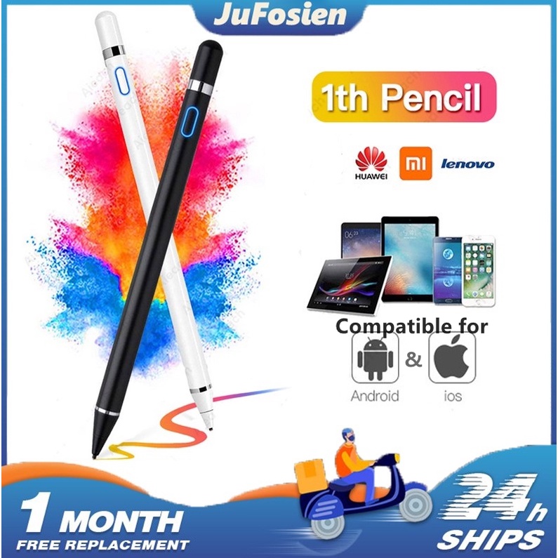 【Warranty】Stylus Pen Universal Touch pen Active Pencil Compatible for iPad iOS and Android