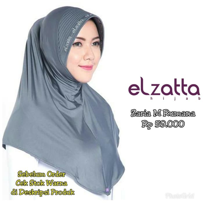Bergo Hijab Instan ZARIA M RUMANA ELZATTA Original