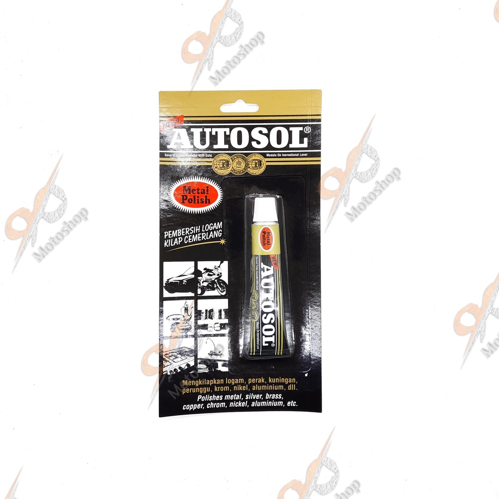 Autosol Metal Polish Pembersih Logam Nikel Chrom 15gr 15 Gram