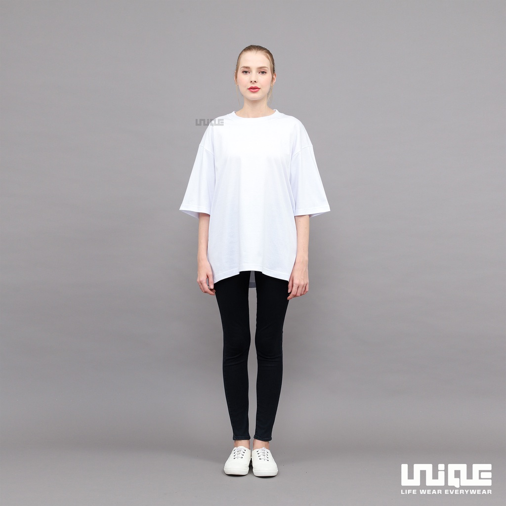 UNIQUE - (Basic Series) Kaos Polos Oversize Basic White