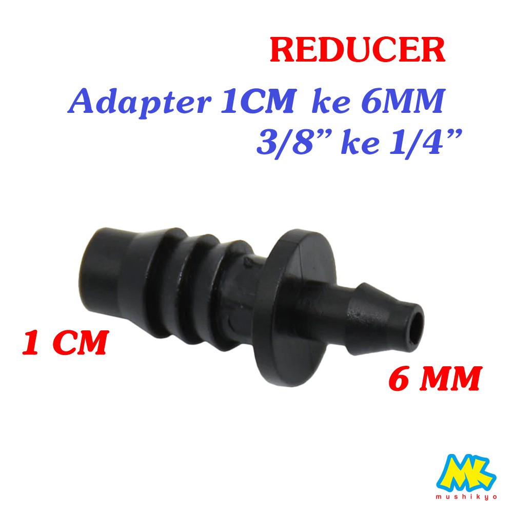 Reducer / Adapter Konektor 10mm ke 6mm (3/8 ke 1/4)
