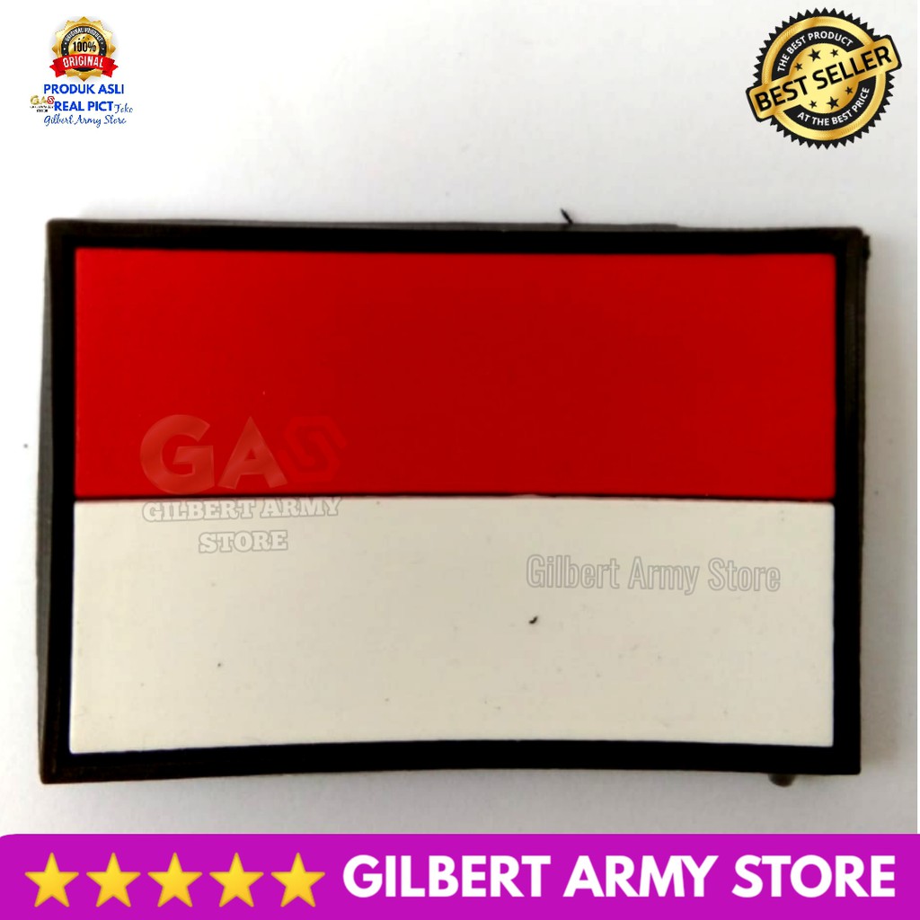 Grosir Logo Patch Ruber Karet Logo Tempelan  Kesatuan Tni Militer Murah GILBERT ARMY STORE Raider