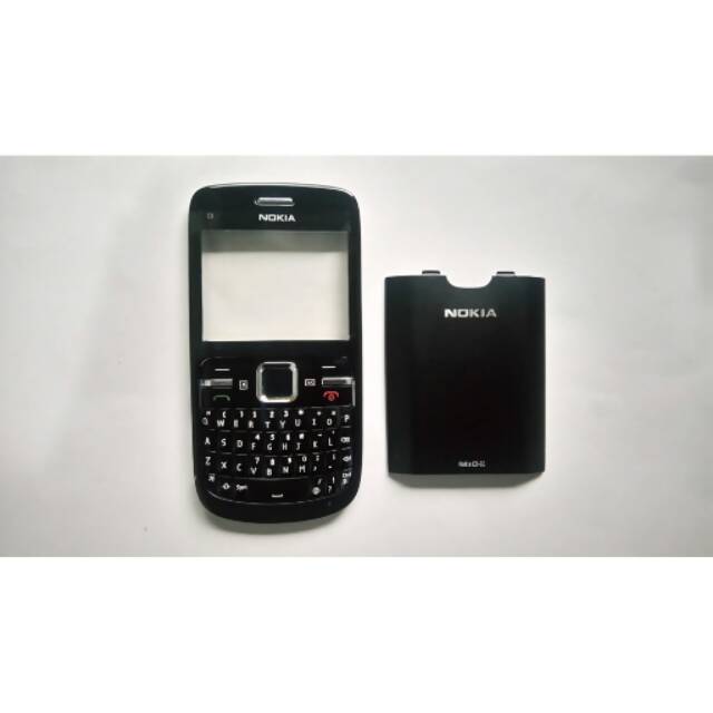 Casing nokia c3 c3-00 hitam