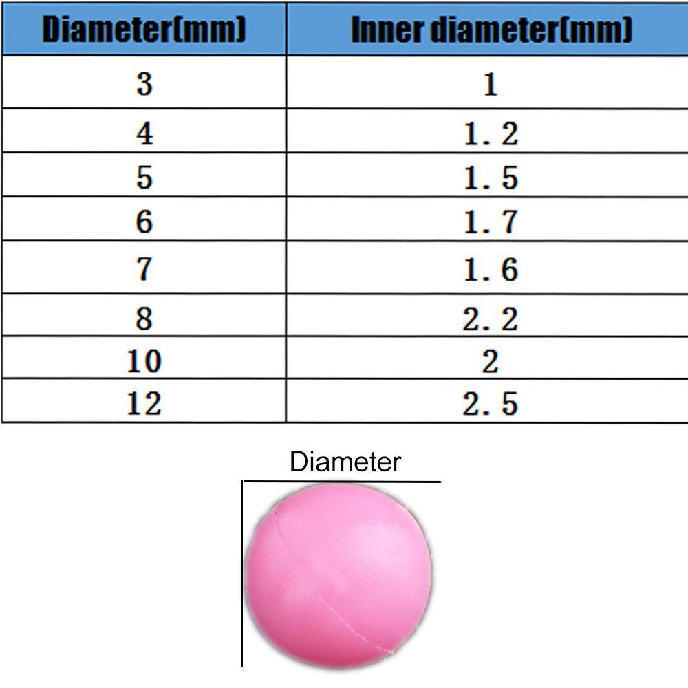 WONDER 100pcs Manik-Manik Silang Pancing Baru Sumbat Bulat Double Mutiara