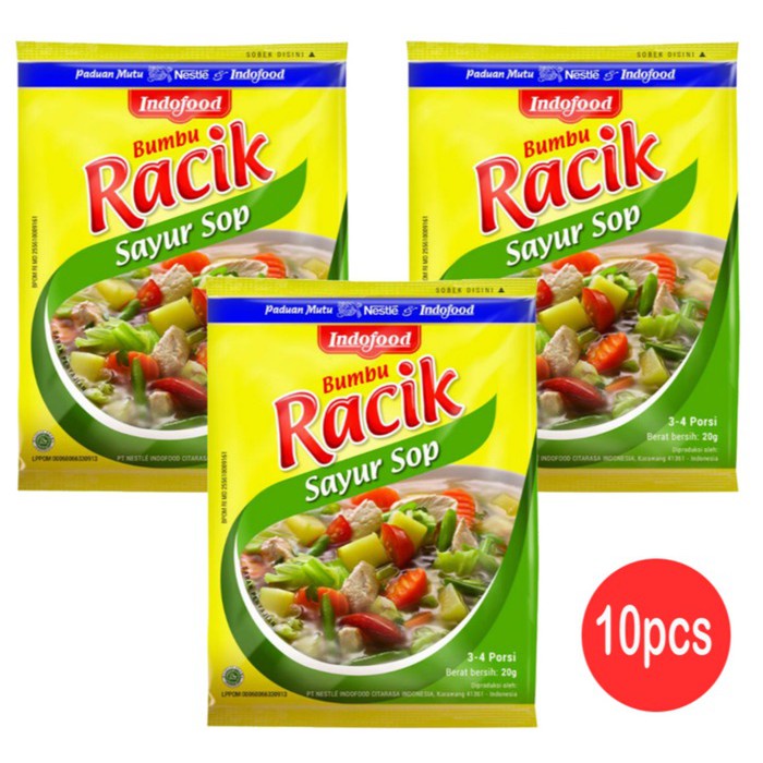 

RACIK SAYUR SOP (ISI 10)