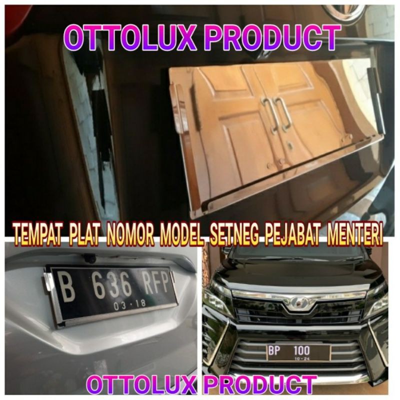 Tempat plat nomor mobil Dudukan plat nomor mobil Tatakan plat nomor mobil Cover plat nomor mobil