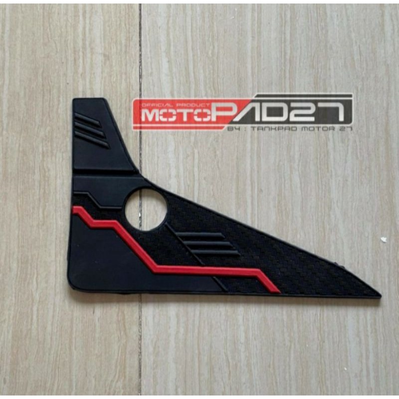 Stiker knalpot Vario 160 3D bahan karet Rubber Premium