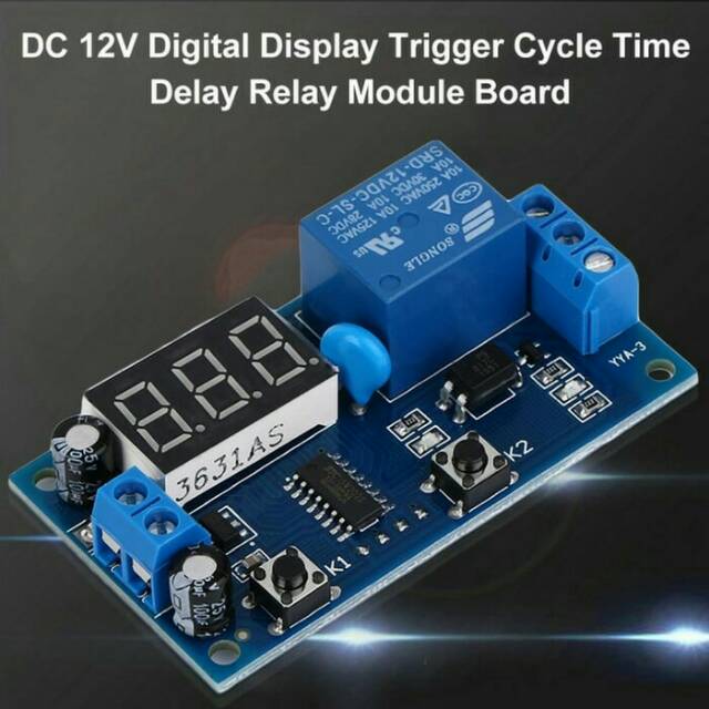 Digital timer module 2B3D timer delay switc 12V